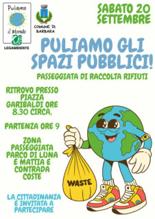 Passeggiata a Barbara "Puliamo gli spazi pubblici"