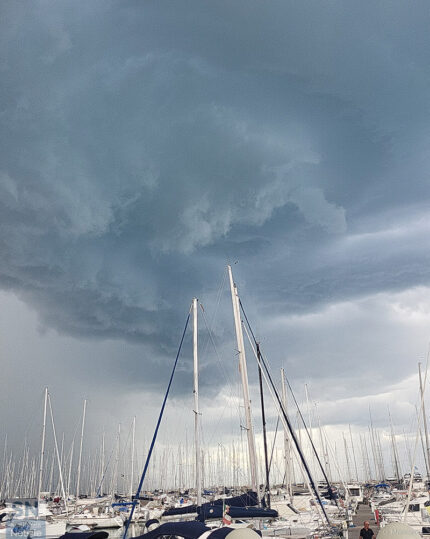 Un istante prima della tempesta - Foto Orietta Mencaroni