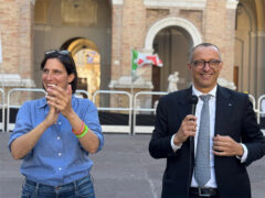 Matteo Ricci e Elly Schlein a Senigallia