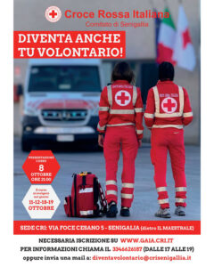 Corso Volontari CRI a Senigallia