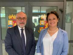 Massimo Bello e Vice Questore Mabj Bosco