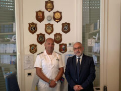 Comandante Salvatore Valente e Massimo Bello