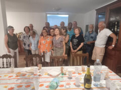 Festoso incontro di commiato per la partenza di Don Serge Omgba