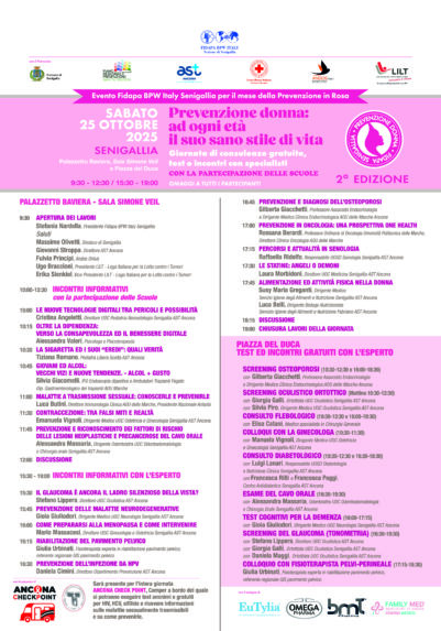 Programma dell'iniziativa "Prevenzione donna"