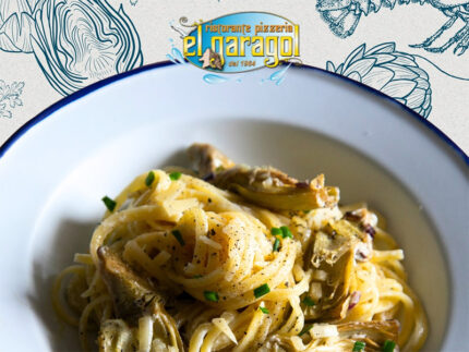 Primo piatto del ristorante El Garagol