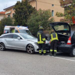 Incidente SS16: intervento Vigili del Fuoco