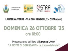 Presentazione a Ostra del nuovo libro di Lorenzo Livieri