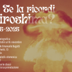 Locandina della mostra fotografica "Te la ricordi Hiroshima?"