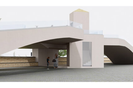 Progetto alternativo per ponte Garibaldi - Soluzione 1 di arch. Buratti e designer Pepe