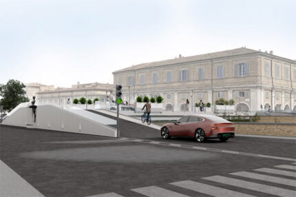 Progetto alternativo per ponte Garibaldi - Soluzione 2 di arch. Buratti e designer Pepe