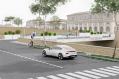 Progetto alternativo per ponte Garibaldi - Soluzione 3 di arch. Buratti e designer Pepe