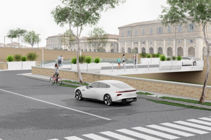 Progetto alternativo per ponte Garibaldi - Soluzione 3 di arch. Buratti e designer Pepe