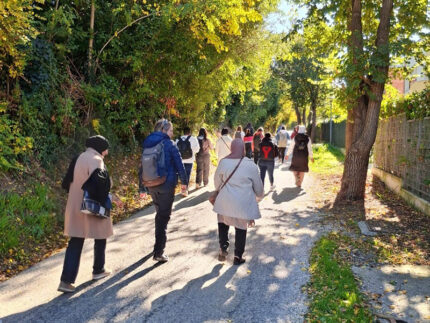 Passeggiata per i beneficiari SAI