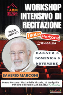 Workshop a Senigallia con Saverio Marconi