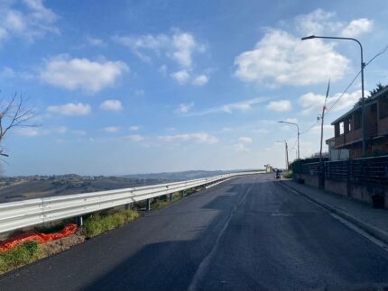 Lavori stradali a Roncitelli