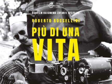Locandina del documentario "Roberto Rossellini - Più di una vita"