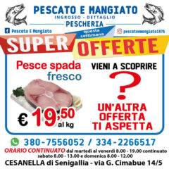 Pescato e Mangiato - Super offerta fino al 09/11/2025