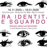 Locandina della mostra "Tra identità e sguardo"