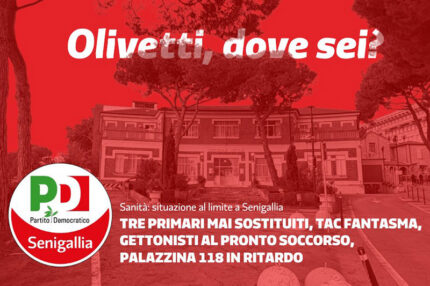 Sanità, PD denuncia situazione al limite a Senigallia