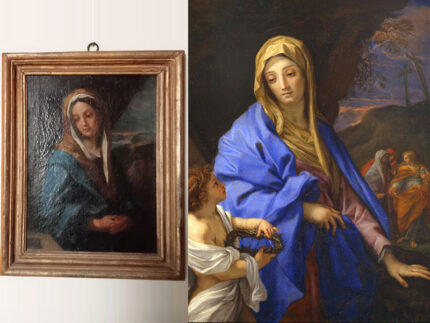 Madonna al Sepolcro - Carlo Maratta (versione senigalliese e versione romana)