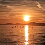 Buongiorno all'alba a novembre a Marzocca - Foto Barbara Gaboardi