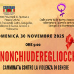 Locandina della camminata "#Nonchiuderegliocchi"