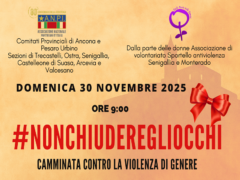 Locandina della camminata "#Nonchiuderegliocchi"