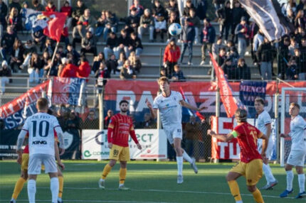Alessandro Subissati (al centro) in azione