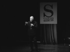 Federico Mondelci introduce il Trio Nebelmeer - Senigallia Concerti - Foto Simone Luchetti