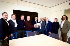 Consegna targa commemorativa Legacoop a EDRA Costruzioni - Foto Nicola Lionetti