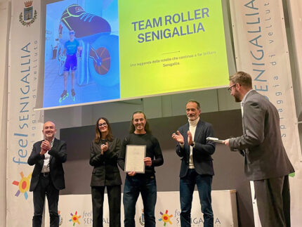 Mauro Guenci premiato dal Comune di Senigallia