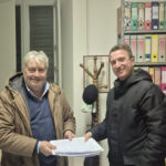 Dario Romano consegna le firme raccolte per le primarie 2026 del centrosinistra