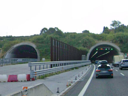 Galleria del Cavallo sull'A-14 a Senigallia