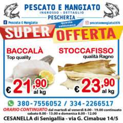 Pescato e Mangiato - Super offerta fino al 14/12/2025