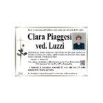 Necrologio di Chiara Piaggesi