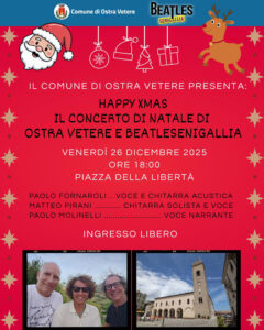 Happy Xmas: il Concerto di Natale di BeatleSenigallia a Ostra Vetere