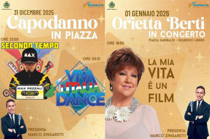 Capodanno 2026 in piazza a Senigallia