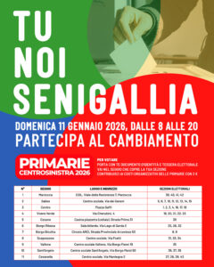 Elezioni Primarie Centrosinistra Senigallia 2026