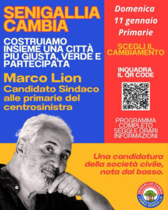 Marco Lion - Candidato alle Primarie 2026 del centrosinistra