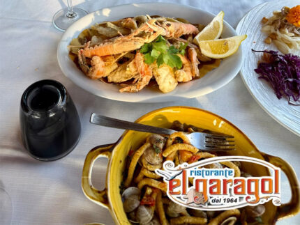 Piatti di pesce del Ristorante El Garagol di Marotta