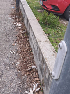 Incuria e sporcizia in via Abbagnano