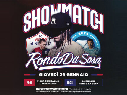 Showmatch con Rondo da Sosa - Amichevole Vigor Senigallia - Zeta Napoli