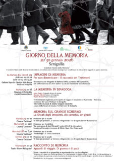 Giorno della Memoria 2026 a Senigallia