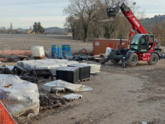 Lavori al nuovo Ponte del Coppetto