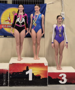 Ginnastica Artistica Cesanella sul podio (primo posto ex-aequo)