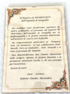 Lettera famigliari Raffaella Balducci