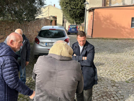 Sopralluogo di Dario Romano a Roncitelli