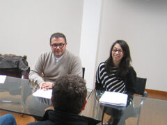 Corrado Canafoglia ed Elisa Pellegrini