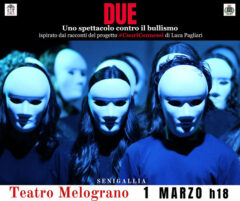 Due, spettacolo contro il bullismo al Nuovo Melograno