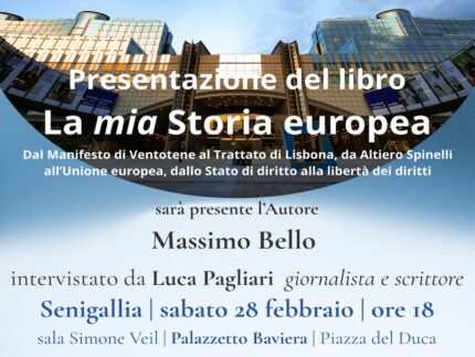 Presentazione del libro "La mia storia europea" di Massimo Bello